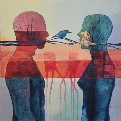 Metamorphosis of Thought - A Paint Artwork by Ivana Babic